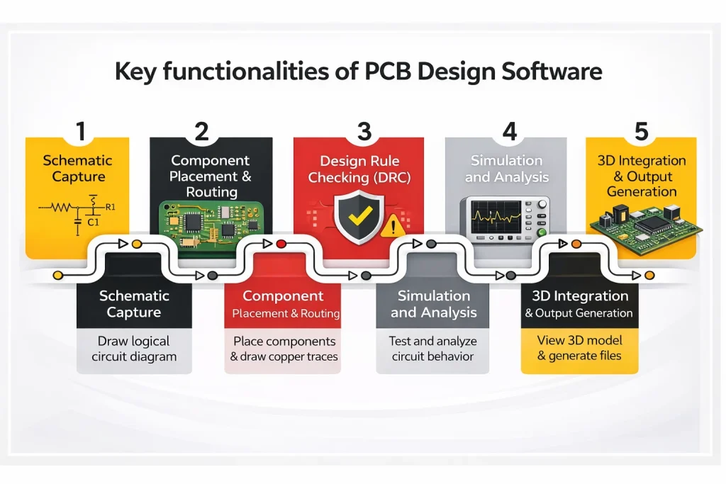 Key Functionalities of PCB Design Software