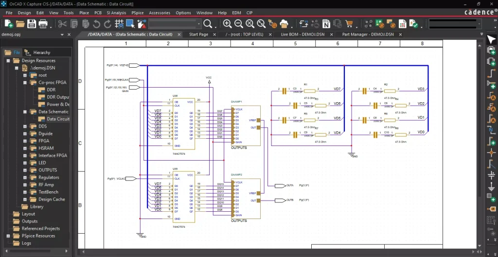 OrCAD for schema diagrams