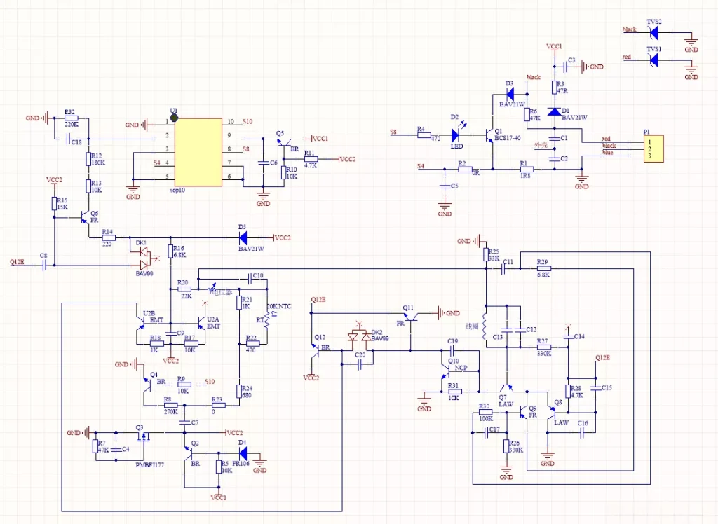 Reconstructing the schematic in CAD