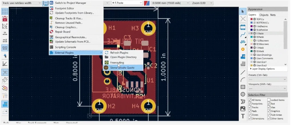 KICAD AI routing
