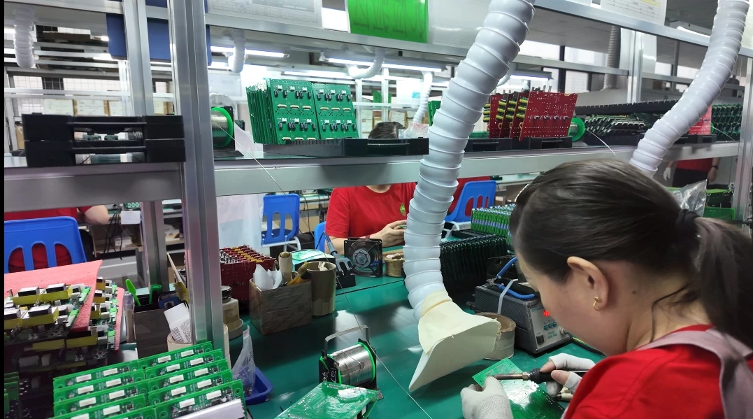 Chinese High Volume PCB Assembly Line
