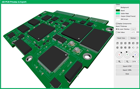Diptrace for 3D Modeling