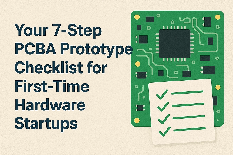 Your 7-Step PCBA Prototype Checklist for First-Time Hardware Startups