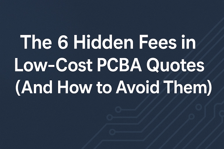The 6 Hidden Fees in Low-Cost PCBA Quotes (And How to Avoid Them)