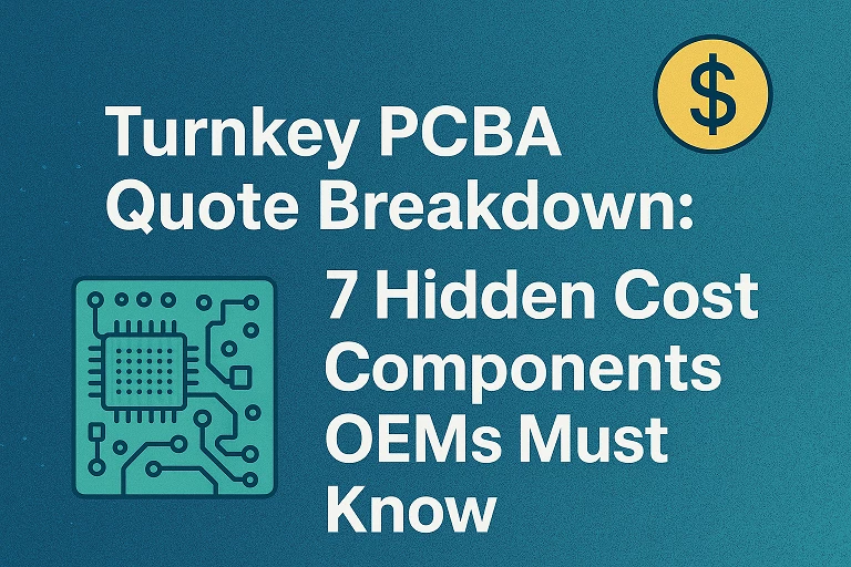 Turnkey PCBA Quote Breakdown: 7 Hidden Cost Components Must Know