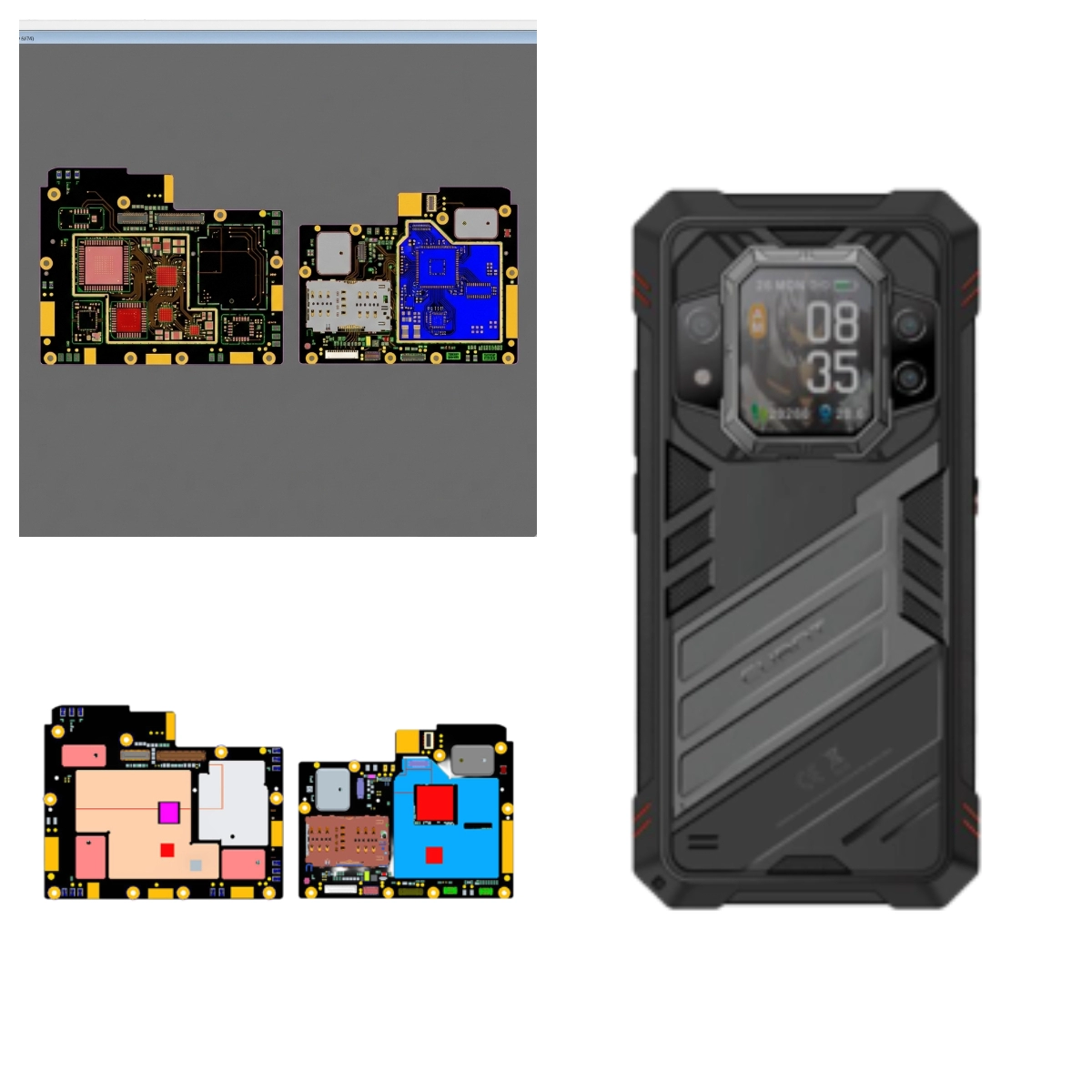 5G Industrial Rugged Smartphone PCB Design Case