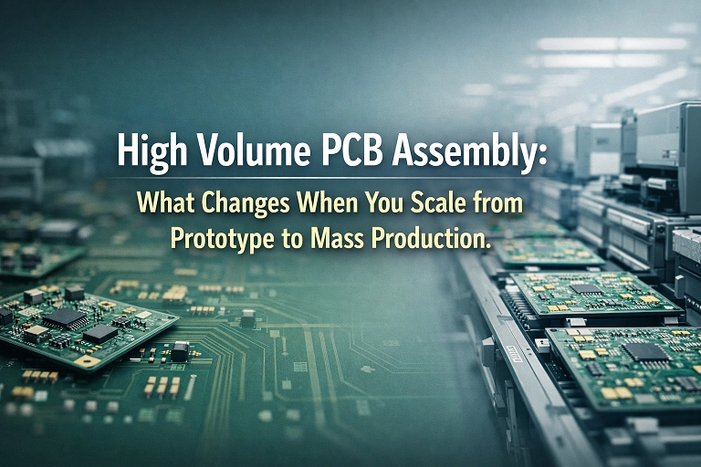 High Volume PCB Assembly: What Changes When You Scale from Prototype to Mass Production